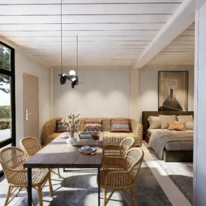 منازل حاويات نمطية صغيرة