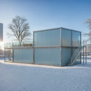 Villa contenedor de lujo 2 plantas.