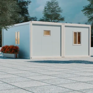 Large panoramic windows with white frames.