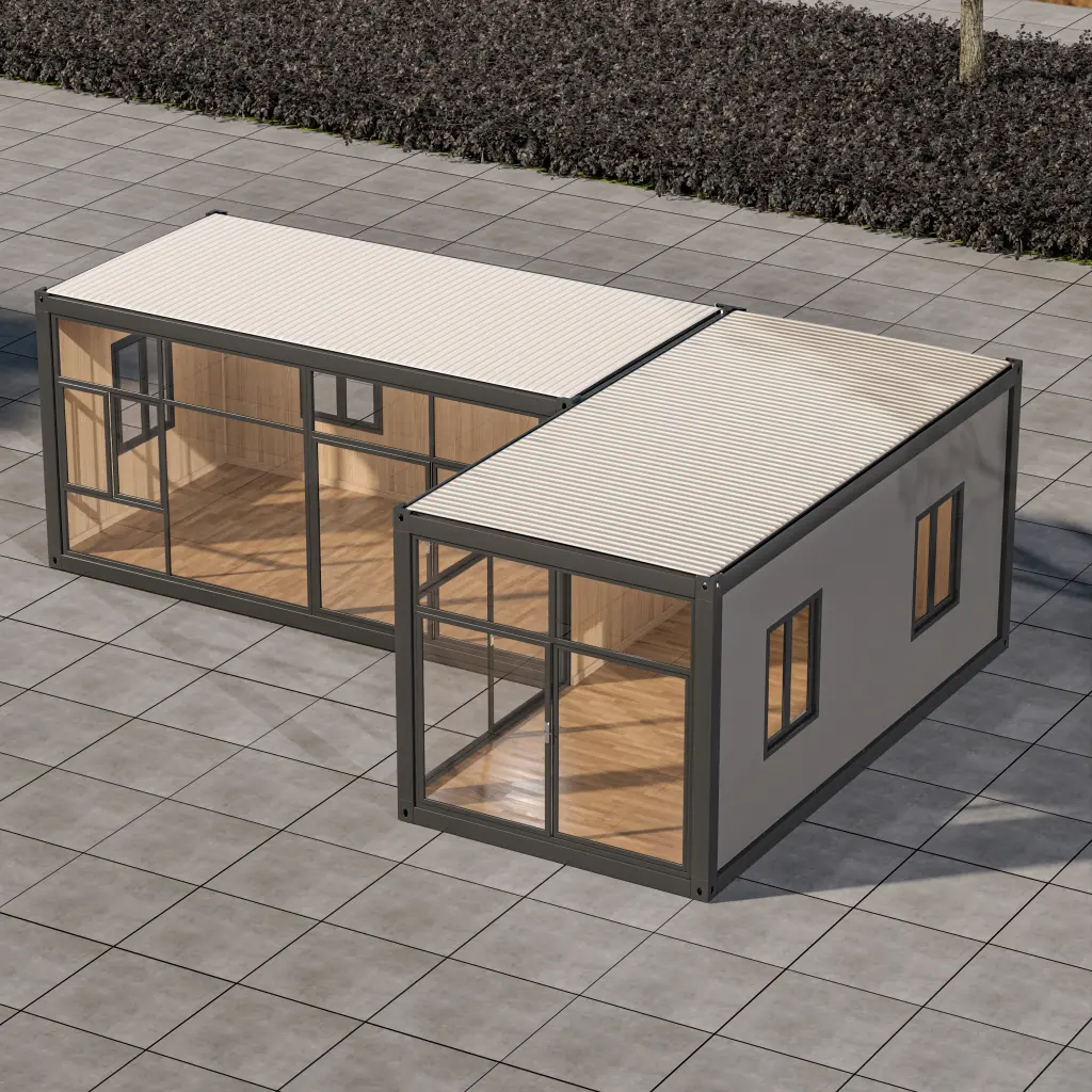 Courtyard and interior view.