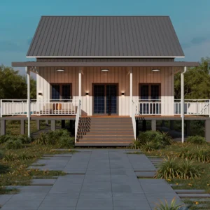 تجميع سريع لهيكل جاهز على شكل حرف A.