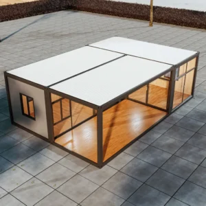 Interior view from open porch.