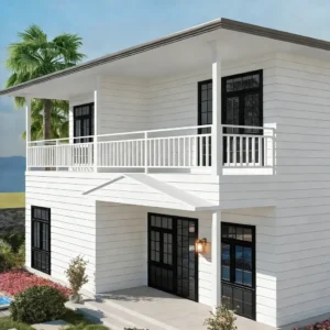 فيلا جاهزة حديثة بسيطة من طابقين.