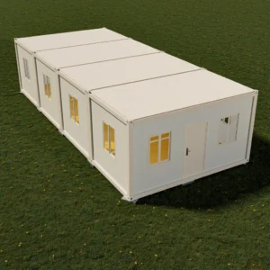 Combined modular house.
