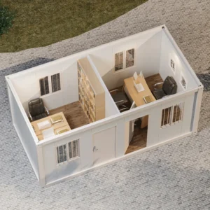 Standard 2-bedroom modular container house.