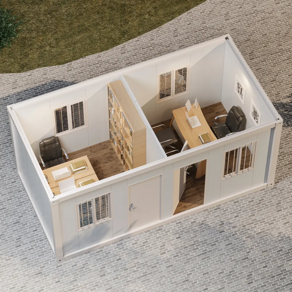 Standard 2-bedroom modular container house.