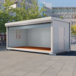 Piccole case container modulari dalla Cina