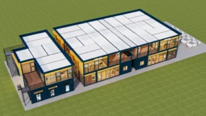 eco friendly modular commercial building system