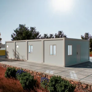 3-unit combined modular house.