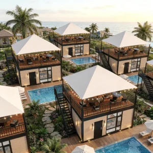 بيوت حاويات بتصميم صديق للبيئة