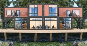 Containerhem med moderna kök