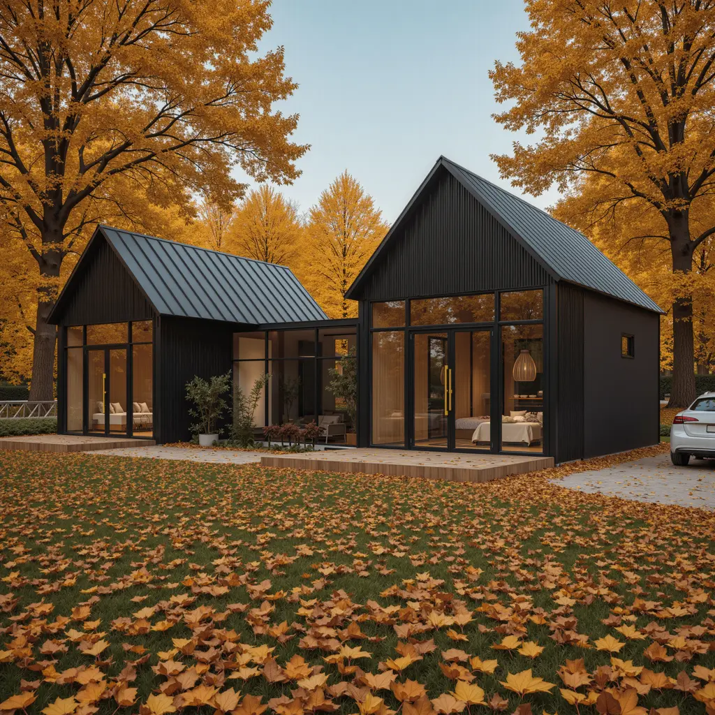 全景落地玻璃窗。