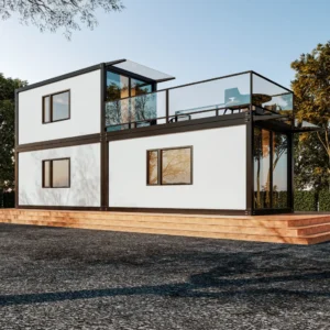 Upper level terrace.