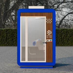 Medical negative pressure system with HEPA filtration and monitor.