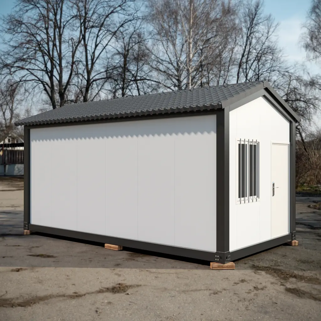 Techo alto y sistema de drenaje.