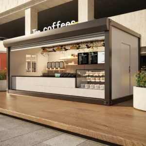 Rullportsräls och interiör.