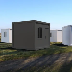 Caseta de vigilancia industrial.