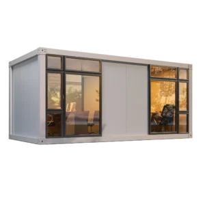 Pared de vidrio y toma de agua.