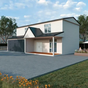 فيلا معيارية متكاملة حديثة من طابقين.