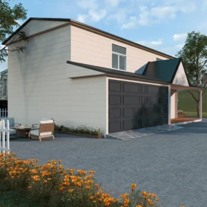 التصميم الداخلي المكتمل بالكامل لمنزل متكامل.