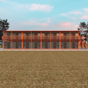 Oficinas de Obra Modulares de 2 Pisos y Dormitorios