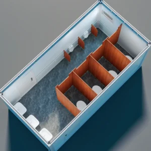 Container homes with modern interiors from China