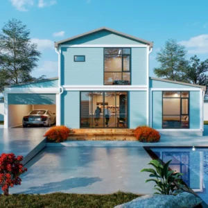 container villa with garden terrace