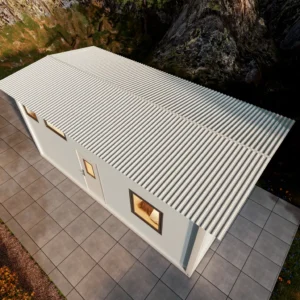 Minimalist interior space.