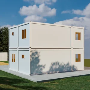 Tangga dan dinding kaca.