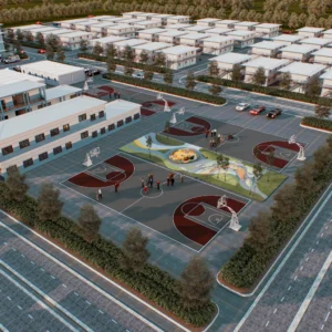 Layout and office zone.