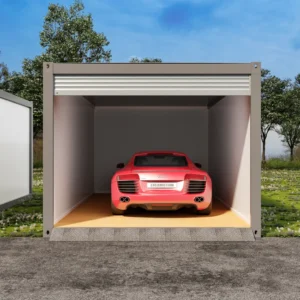 Puerta de persiana automática.