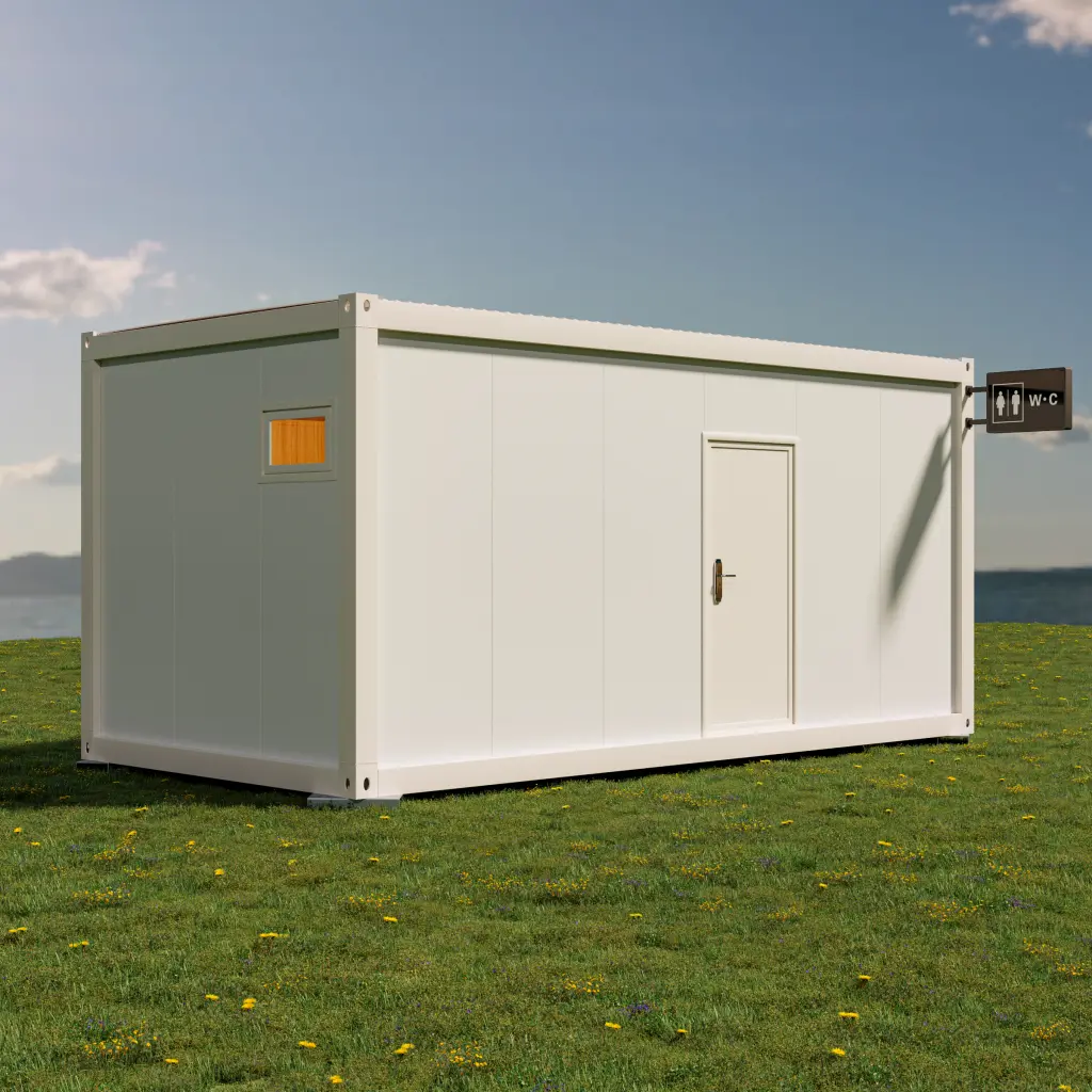 Plumbing inlets and anti-slip floor.