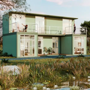 來自中國的模組化集裝箱房，適用於生態居住