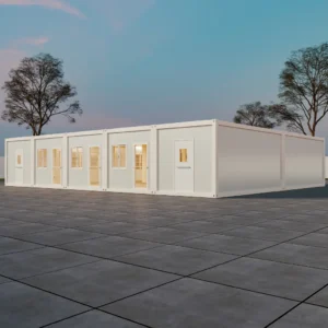 Large combined prefab house.