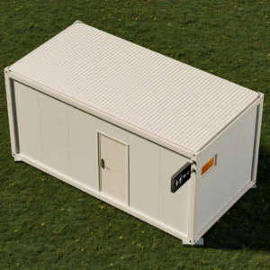 Multi-stall container toilet.