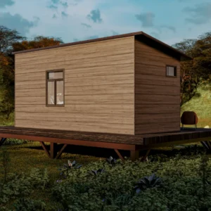 Loft bedroom and night view.