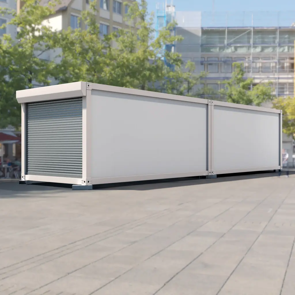 Persiana abierta y espacio interno.