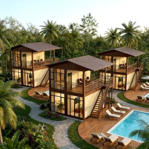 Modulardwell modulaire containerhuizen voor transport en logistiek