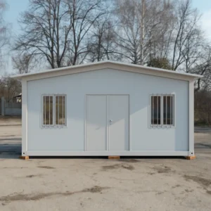 Standard A-frame house.