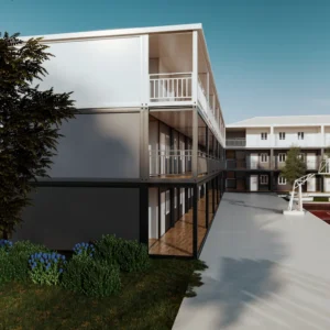 3-storey modular campus.