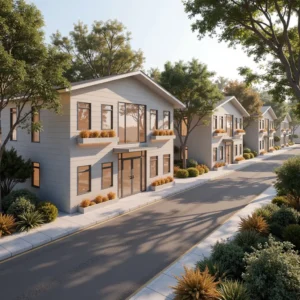 درج معدني خارجي للوحدات المعيارية المتنقلة.