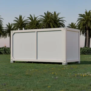 Standard container house.