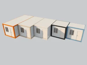 Multifunktionale Innenausstattung von Modulen.