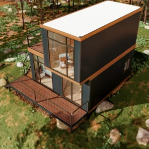 Villa panoramica moderna.