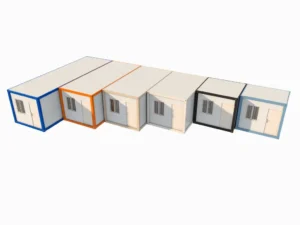 Kundenspezifische farbige Modulcontainerhäuser.