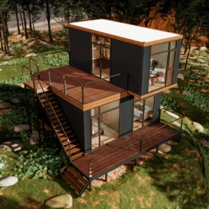 Interni duplex a soppalco.