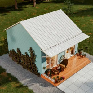 Υπνοδωμάτιο σοφίτα και βεράντα.