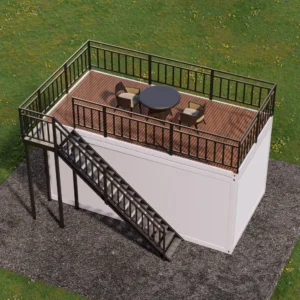 Güçlendirilmiş çatı ve gece.