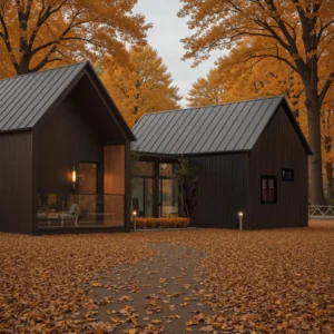 واجهة زجاجية بانورامية.