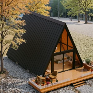 現代鋼結構 A型框架景觀房